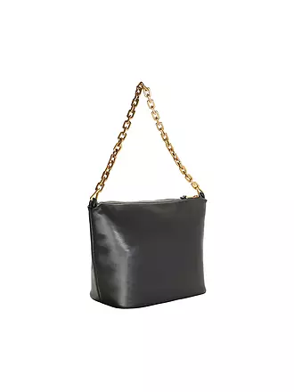 EMPORIO ARMANI | Ledertasche - Hobo Bag | schwarz