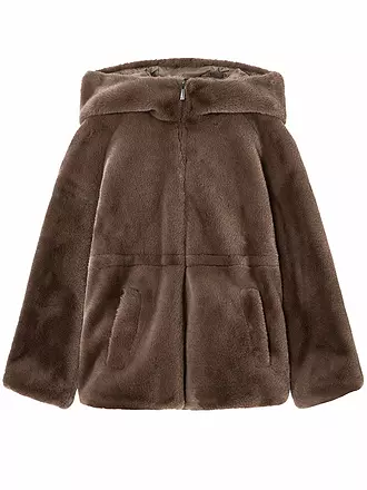 EMPORIO ARMANI | Wendejacke in Felloptik | braun