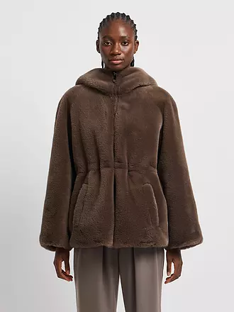 EMPORIO ARMANI | Wendejacke in Felloptik | braun