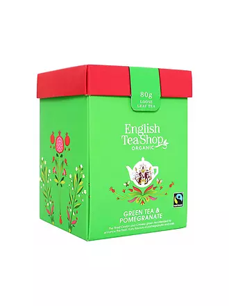 ENGLISH TEA SHOP | Grüner Tee, BIO Fairtrade, Loser Tee, 80g Box | bunt