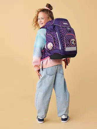 ERGOBAG | Schulrucksack-Set 6tlg. Maxi Perlentaucher | dunkelblau