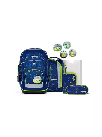 ERGOBAG | Schultasche Set 5tlg AmBärzonas CUBO Neo | dunkelblau
