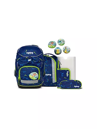 ERGOBAG | Schultasche Set 6tlg MAXI SpitzenbreitBär | dunkelblau