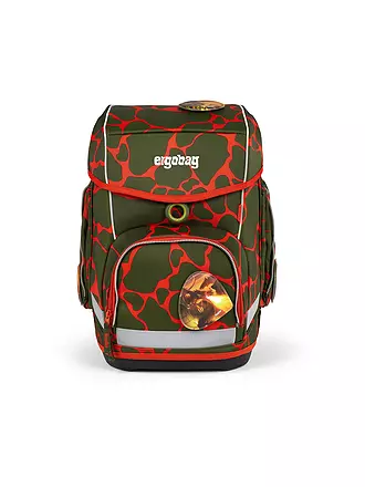 ERGOBAG | Schultaschen Set 5tlg CUBO Lumi - Bärtastisch | olive