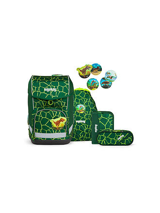 ERGOBAG | Schultaschen Set 5tlg Cubo BärRex | grün