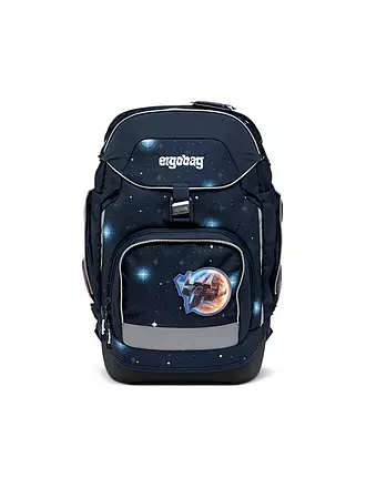 ERGOBAG | Schultaschen Set 6tlg PACK Galaxy Glow - KoBärnikus | dunkelblau