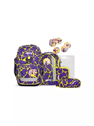 ERGOBAG | Schultaschen Set 6tlg PACK Lumi - SuBärkraft | olive
