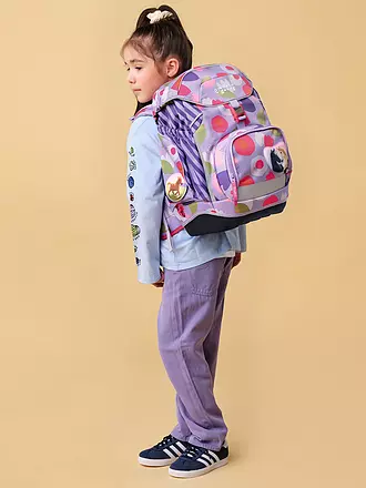 ERGOBAG | Schultaschen Set 6tlg. PACK BlütenzauBär | lila