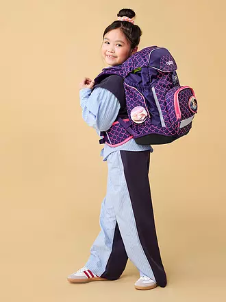 ERGOBAG | Schultaschen Set 6tlg. PACK PerlentauchBär | lila