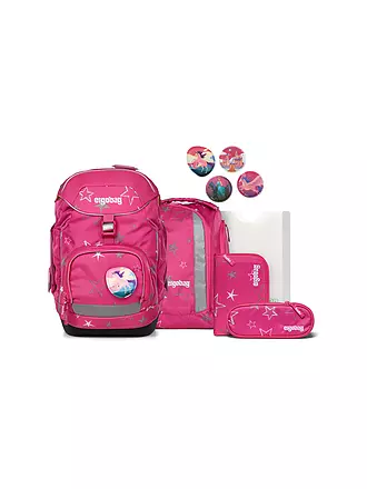 ERGOBAG | Schultaschen Set 6tlg. PACK SternzauBär | pink