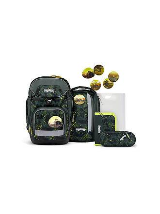 ERGOBAG | Schultaschen Set 6tlg. Pack - MähdreschBär | schwarz