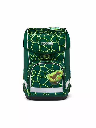 ERGOBAG | Schultaschen Set Cubo Light 6tlg BärRex | dunkelgrün