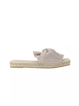 ESPADRIJ L'ORIGINALE | Pantoletten CARRE BOUCLE | weiss