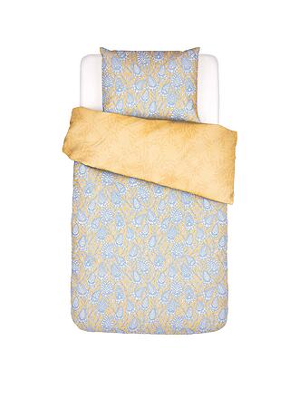 ESSENZA | Perkal Bettwäsche Fela 70x90cm / 140x200cm Sloe Blue | camel