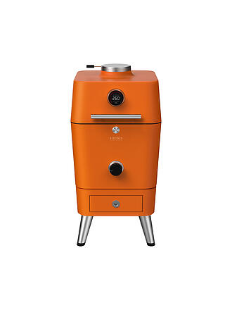 EVERDURE BY HESTON BLUMENTHAL | Holzkohlegrill mit elektrischem Anzünder 4K KAMADO Mint | orange
