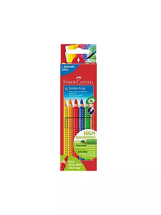 FABER-CASTELL | Jumbo Grip Buntstift, 6er Kartonetui | keine Farbe