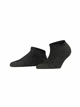FALKE |  Sneakersocken Shiny flint grey | schwarz