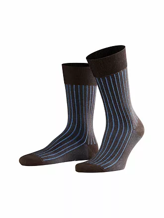 FALKE |  Socken Shadow grey white | braun