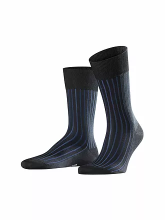 FALKE |  Socken Shadow grey white | schwarz