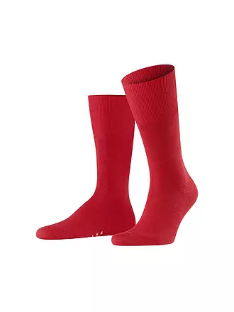 FALKE |  Socken dark blue melange | rot