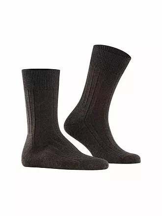 FALKE | Herren Socken Teppich im Schuh antrachite mel. | braun