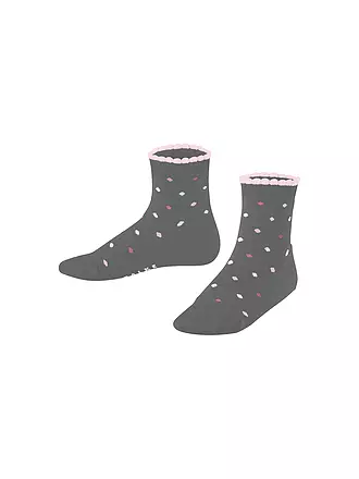 FALKE | Kinder Socken MULTIDOT fuchsia | hellgrau