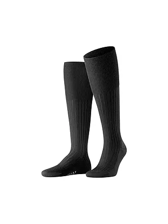 FALKE | Kniestrümpfe BRISTOL black | grau