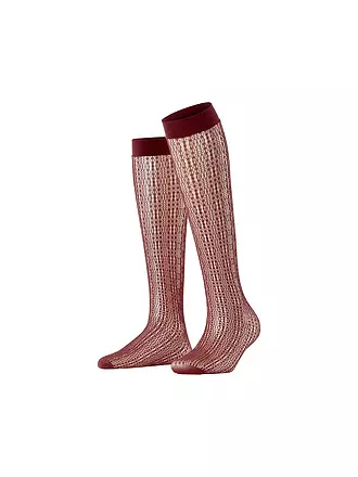 FALKE | Kniestrümpfe CROSSROADS artichoke | dunkelrot