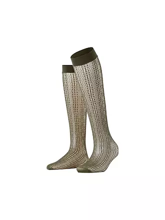 FALKE | Kniestrümpfe CROSSROADS artichoke | dunkelrot