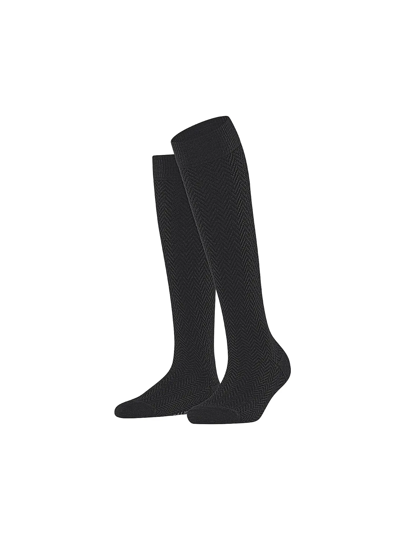 FALKE | Kniestrümpfe | schwarz