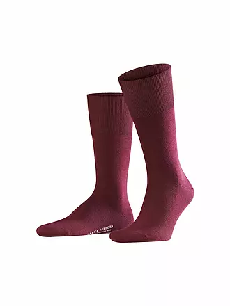 FALKE | Socken AIRPORT indigo | dunkelrot