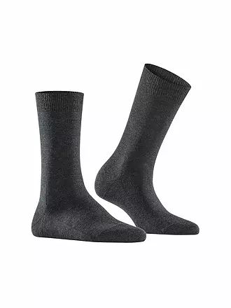 FALKE | Socken Family black | grau