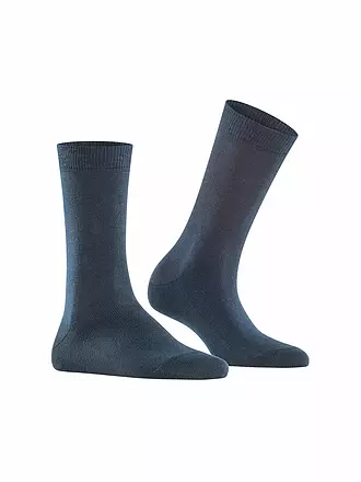 FALKE | Socken Family black | blau