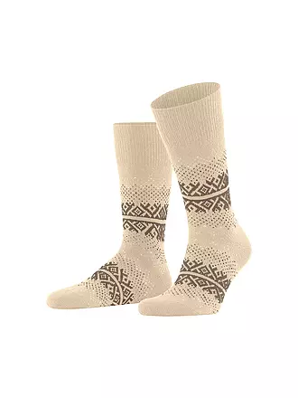 FALKE | Socken INVERNESS black | beige
