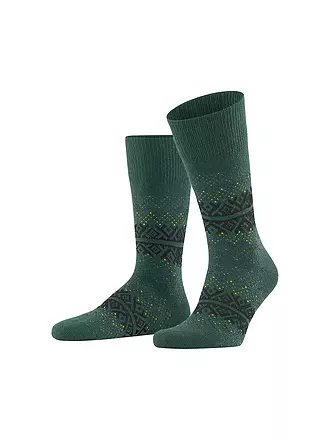 FALKE | Socken INVERNESS black | olive