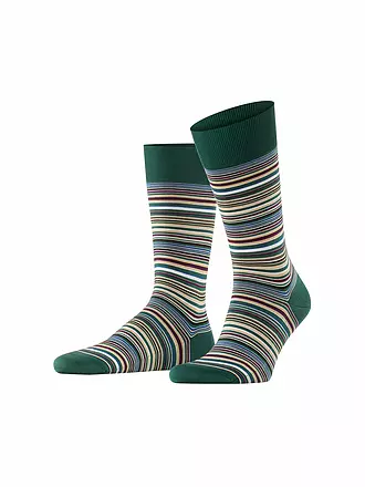 FALKE | Socken MICROBLOCK hunter green | beige