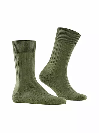 FALKE | Socken TEPPICH IM SCHUH dark brown mel. | grün