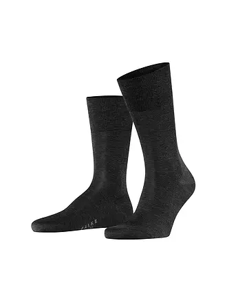 FALKE | Socken TIAGO anthracite melange | hellgrau