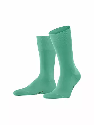 FALKE | Socken TIAGO anthracite melange | hellgrün