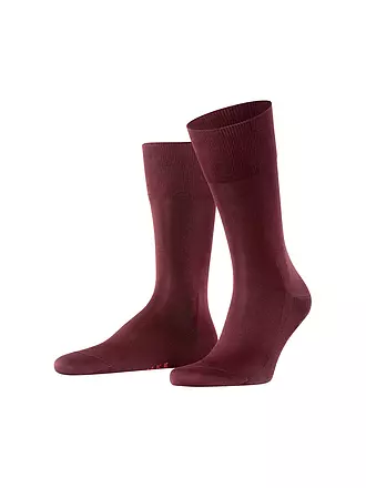 FALKE | Socken TIAGO rose water | dunkelrot