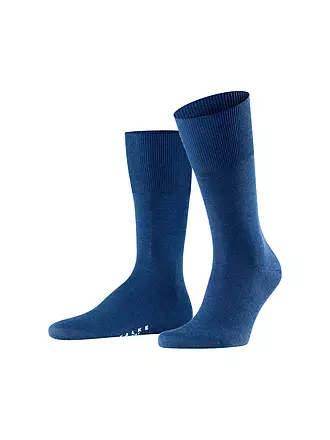 FALKE | Socken brown mel. | blau