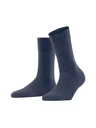 FALKE | SockenSocken SENSITIVE LONDON dark blue mel. | blau