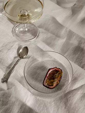 FERM LIVING | Schalen Ripple 4-er Set Clear | transparent