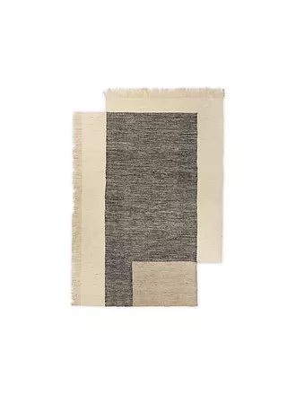 FERM LIVING | Teppich COUNTER RUG 200x300 Charcoal Off-white | bunt