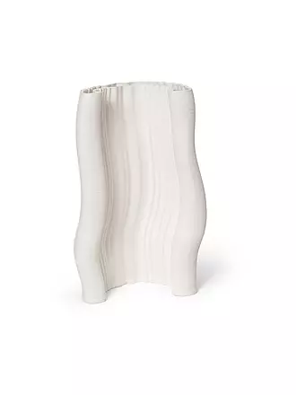 FERM LIVING | Vase MOIRE 30cm Offwhite | weiss