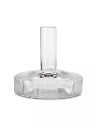 FERM LIVING | Weinkaraffe RIPPLE 1,1l | transparent