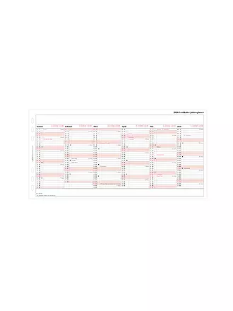 FILOFAX | Kalendereinlage Jahresplaner deutsch A5 2026 | weiss
