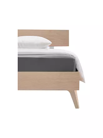 FLEURESSE | Jerseyspannleintuch 100x200cm (Silber) | grau
