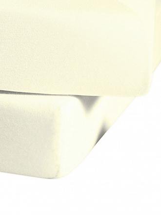 FLEURESSE | Jerseyspannleintuch 150x200cm (Silber) | beige