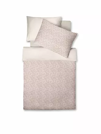 FLEURESSE | Leinen Bettwäsche NIZZA 70x90cm / 140x200cm Sand | rosa